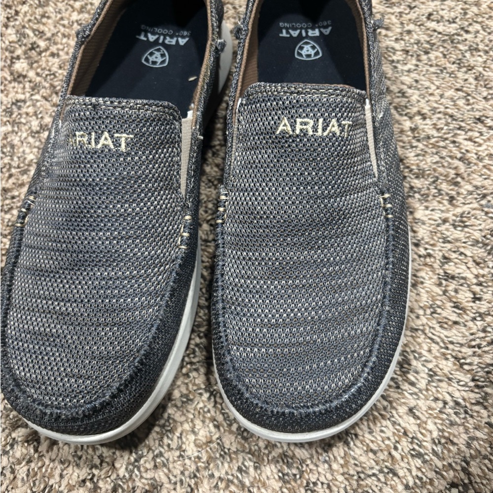 Ariat Men's Textured Black Loafers